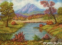 Урюпина В. Р. Верховажский р-н. Южный мотив. 2008. Холст, масло. 30 х 40