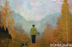 Соколов А. А. Вологда. Грибная пора. 1993. Холст, масло. 41 х 62