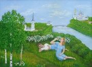 Шамарина Т. И. Весна. Холст, масло. 74 х 55
