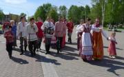 Шествие фольклорных коллективов на Кремлевскую площадь