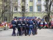 Торжественное мероприятие, посвященное 70-летию ПОбеды. Вологда, 7 мая 2015 г. Возложение цветов к Вечному огню